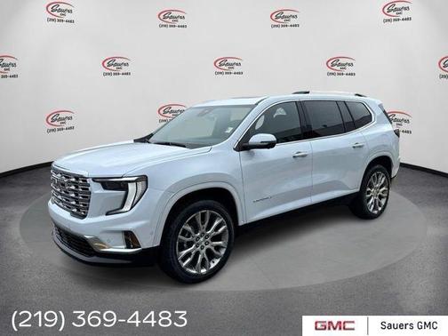 White 2026 GMC Acadia Denali