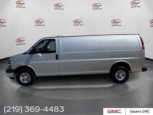 Silver Ice Metallic 2024 Chevrolet Express 3500 Work Van