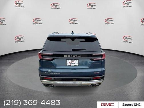Blue 2026 GMC Acadia Denali