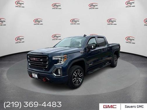 Pacific Blue Metallic 2020 GMC Sierra 1500 AT4