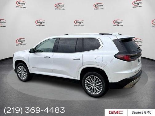 White Frost Tri-Coat 2024 GMC Acadia Denali