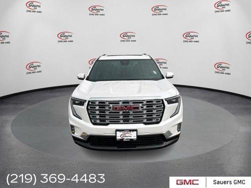 White Frost Tri-Coat 2024 GMC Acadia Denali