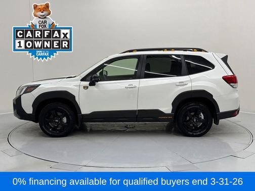 Crystal White Pearl 2025 Subaru Forester Wilderness