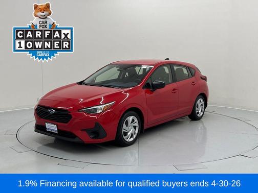 Pure Red 2025 Subaru Impreza Base