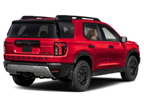 Radiant Red Metallic II 2026 Honda Passport TrailSport Elite Blackout
