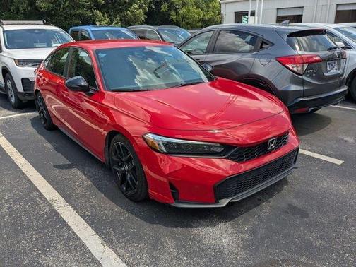 Red 2025 Honda Civic Sport