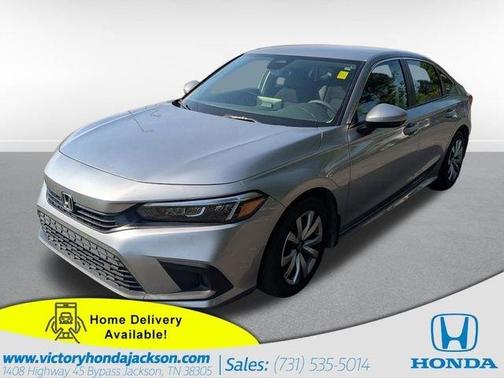 Silver 2024 Honda Civic LX