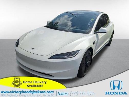Pearl White Multi 2025 Tesla Model 3 Long Range