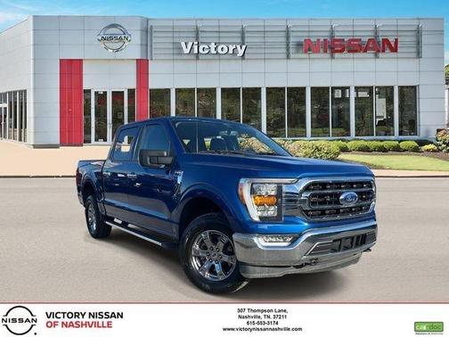 Atlas Blue Metallic 2022 Ford F-150 XLT