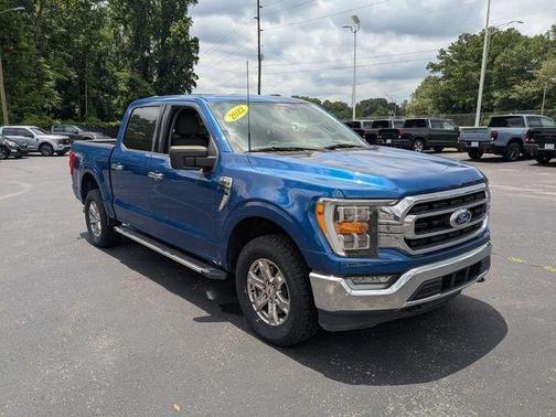 Atlas Blue Metallic 2022 Ford F-150 XLT