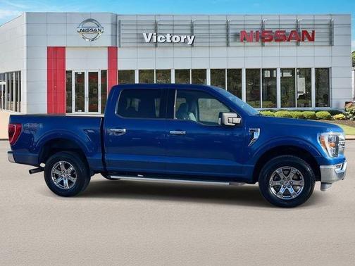 Atlas Blue Metallic 2022 Ford F-150 XLT