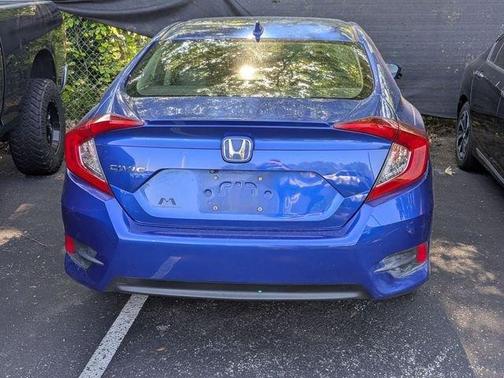 Aegean Blue Metallic 2018 Honda Civic EX-L