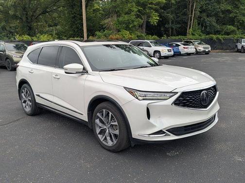 Platinum White Pearl 2023 Acura MDX Technology