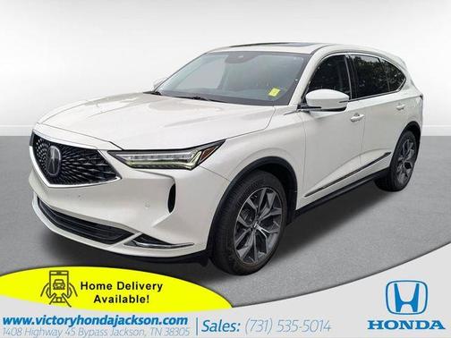 Platinum White Pearl 2023 Acura MDX Technology