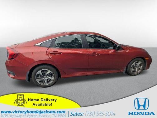 Molten Lava Pearl 2020 Honda Civic LX