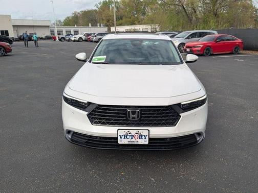 Platinum White Pearl 2026 Honda Accord Hybrid Touring