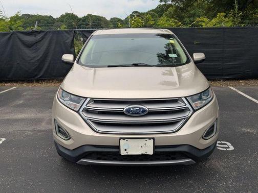 White Gold Metallic 2017 Ford Edge SEL