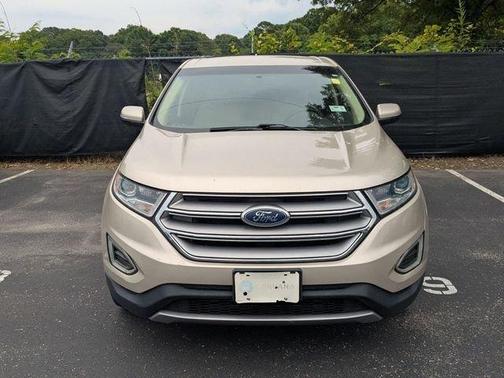 White Gold Metallic 2017 Ford Edge SEL