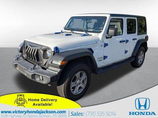 Bright White Clearcoat 2019 Jeep Wrangler Unlimited Sport
