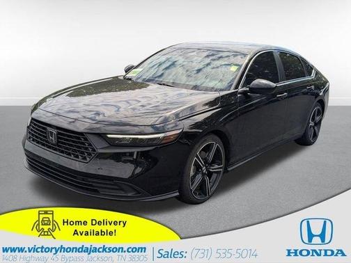 Crystal Black Pearl 2024 Honda Accord Hybrid Sport
