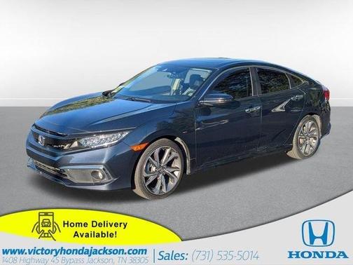 Cosmic Blue Metallic 2019 Honda Civic Touring