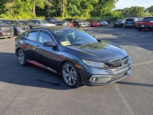 Cosmic Blue Metallic 2019 Honda Civic Touring