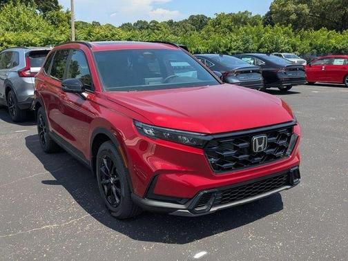 Radiant Red Metallic 2026 Honda CR-V Hybrid Sport