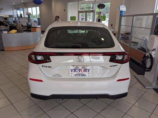 Platinum White Pearl 2026 Honda Civic Sport