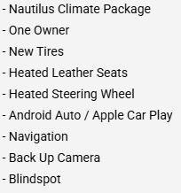Black Metallic 2019 Lincoln Nautilus Select