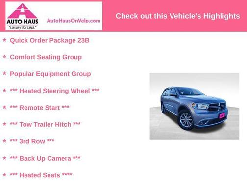 2016 Dodge Durango SXT