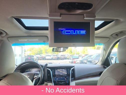 Crystal White Tricoat 2017 Cadillac Escalade ESV Luxury