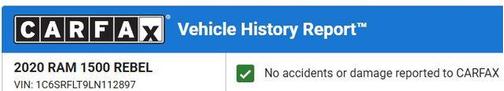 2020 RAM 1500 Rebel