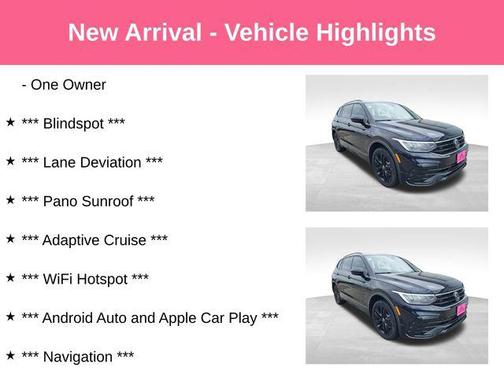 2022 Volkswagen Tiguan 2.0T SE R-Line Black 4MOTION