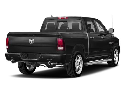 Brilliant Black Crystal Pearlcoat 2017 RAM 1500 Night Crew Cab 4x4 5'7' Box