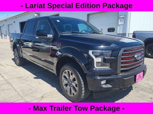Shadow Black 2017 Ford F-150 Lariat