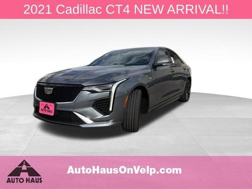 Satin Steel Metallic 2021 Cadillac CT4 Sport