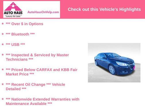 2015 Chevrolet Malibu 2LT