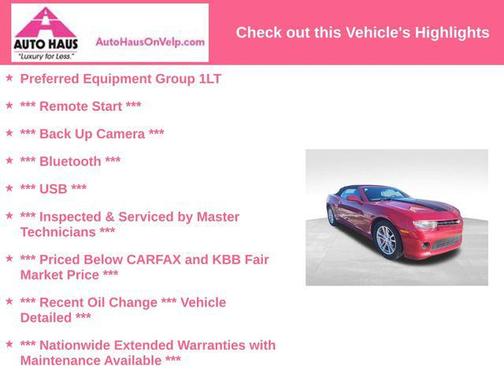 2014 Chevrolet Camaro 1LT