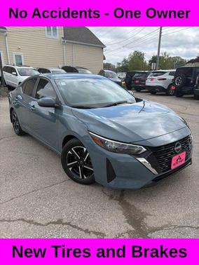Atlantic Gray Metallic 2024 Nissan Sentra SV