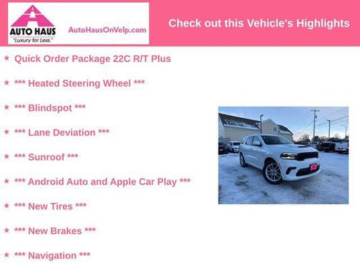 2022 Dodge Durango R/T Plus