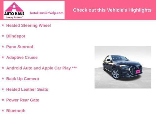Mythos Black Metallic 2023 Audi Q5 40 Premium