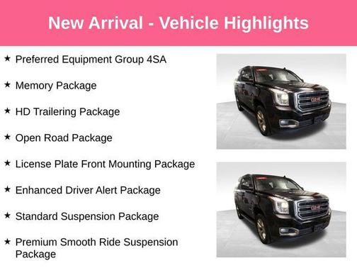 Onyx Black 2019 GMC Yukon SLT