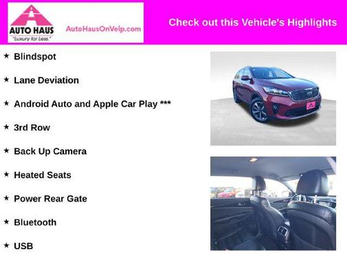 Passion Red 2019 Kia Sorento EX