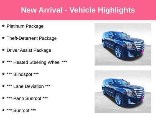 2016 Cadillac Escalade Platinum