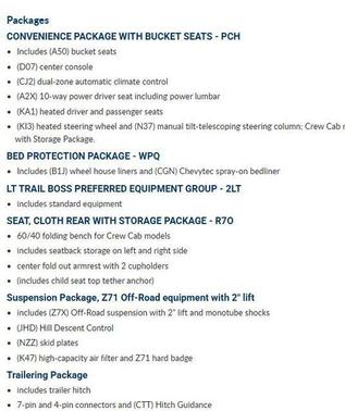 2020 Chevrolet Silverado 1500 LT Trail Boss