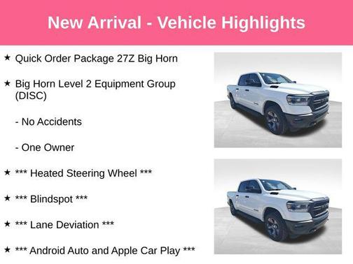 Bright White Clearcoat 2023 RAM 1500 Big Horn/Lone Star