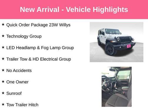 Bright White Clearcoat 2022 Jeep Wrangler Willys