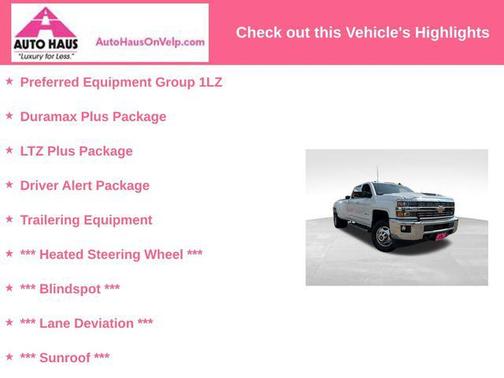 2018 Chevrolet Silverado 3500 LTZ