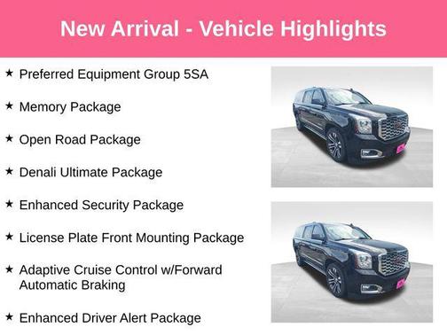 Onyx Black 2018 GMC Yukon XL Denali