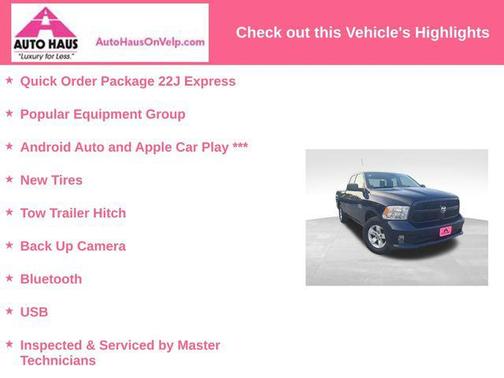 True Blue Pearlcoat 2018 RAM 1500 Express